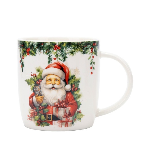 [600-49646] TAZA CON PAPÁ NOEL, 350ML