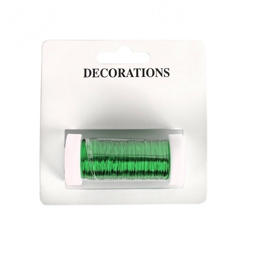 [600-49479] FINO SUAVE CABLE, VERDE, 0.3MMX50M