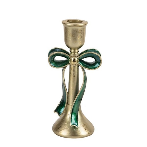 [600-48545] CANDELABRO CON ESMERALDA LAZO, POLIRRESINA, 20.2 CM