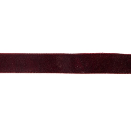 [600-49511] TERCIOPELO OSCURO BURDEOS CINTA, 914X2.5CM