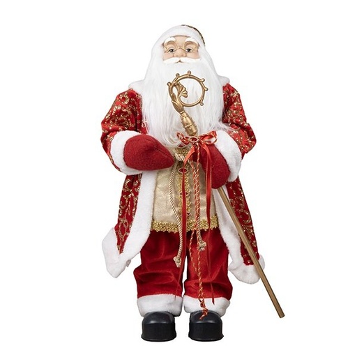 [600-48312] PAPÁ NOEL CON ROJO ELEGANTE ROPA, 60CM