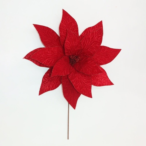 [600-48233] ARDIENTE ROJO FLOR, MAJESTUOSO, 52X45CM