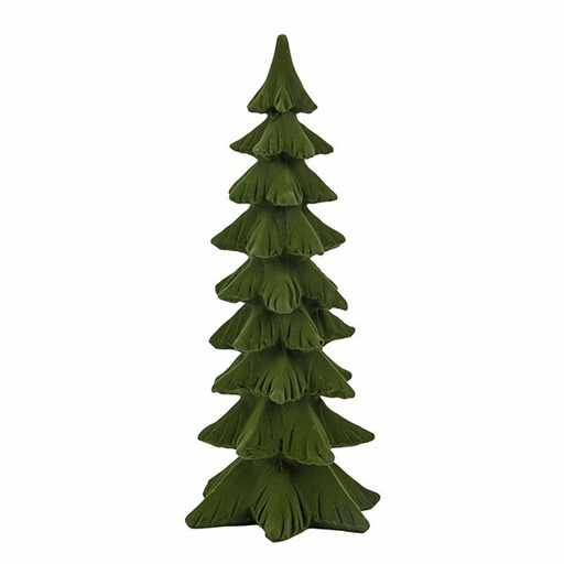 [600-49326] CIPRÉS VERDE, POLIRRESINA, 12X12X30CM