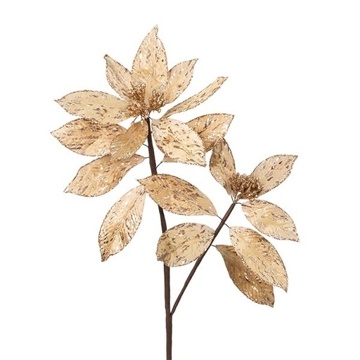 [600-48692] DOBLE FLOR, CARAMELO MARRÓN, 69CM