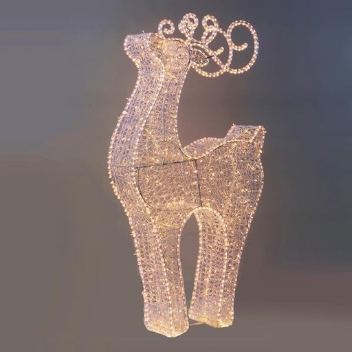 [600-23080] DISEÑO PROFESIONAL CIERVO 3D, 880 LED, 95X182X27CM, IP44