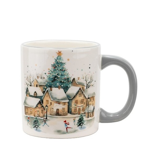 [600-48463] TAZA CON NEVADO PAISAJE, 380ML