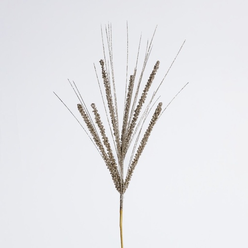 [600-48229] TRIGO RAMA, CON CHAMPÁN PURPURINA, 74CM