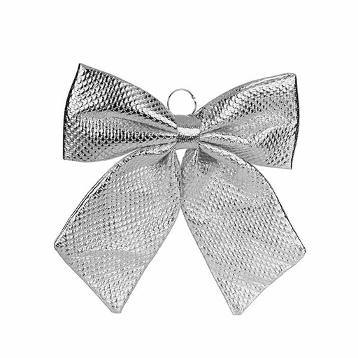 [600-48423] PLATEADO LAZO, CON TEXTURA EN RELIEVE, 34CM
