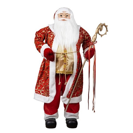 [600-48494] PAPÁ NOEL CON ELEGANTE ROJO ROPA, 90CM