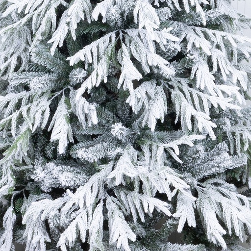[600-30744] NEVADO ABETO ÁRBOL, CISNE LAGO, PE, 210CM