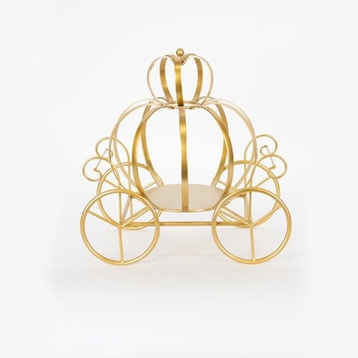 [752-28572] CORONA METAL DORADO 33X19X34CM