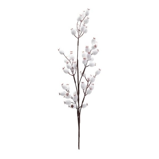 [600-49407] RAMA CON BLANCO BAYAS, 67CM