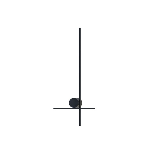 [144-58029] APLIQUE DE PARED METAL / ACRÍLICO LED 12W 840Lm 3000K 600X260X60mm "IZQUIERDA" ARTE ILLUMINA CLIO