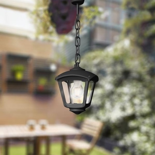 LÁMPARA COLGANTE DE EXTERIOR CUADRADA FUMAGALLI SICAR ROBY 180x780mm E27 ARTE ILLUMINA